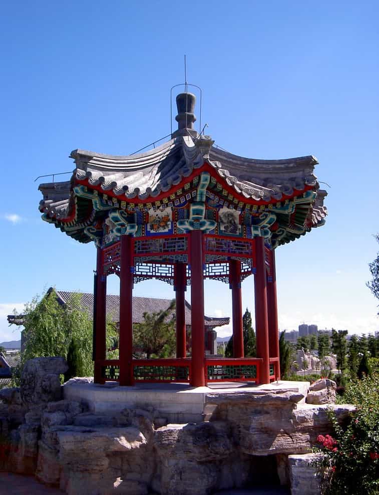 古建八角亭图片大全