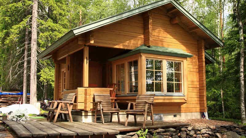 单层木屋别墅图片大全