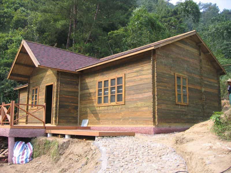 单层木屋别墅图片大全