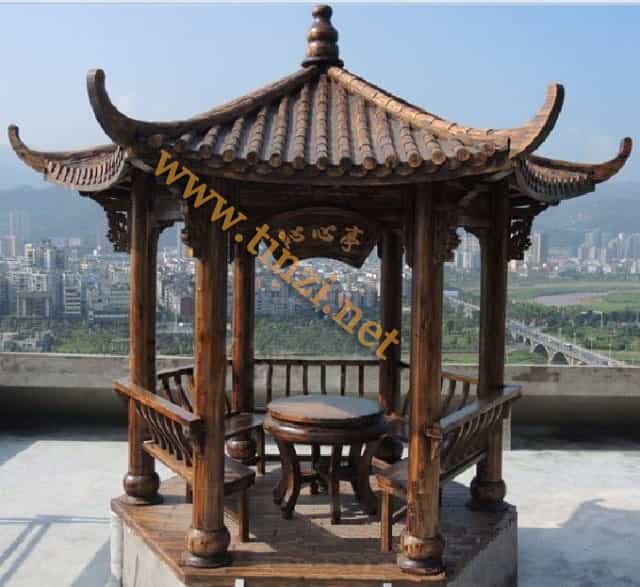 现代六角亭t6007